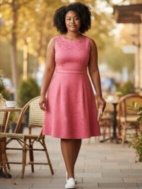 Tribal Fit  Flare Dress